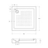 Cezares TRAY-A-15-W TRAY-A-A-95-15-W Акриловый поддон
