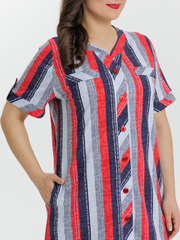 4630 Туника на пуговицах