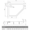Radaway SDRPTP1090-05L Doros PT E Compact 100x90 Left white