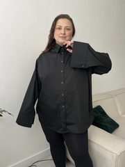 Рубашка базовая черная