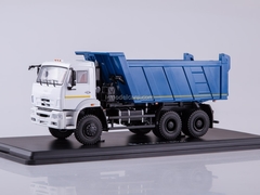 KAMAZ-6522 6x6 tipper restyling white-blue 1:43 Start Scale Models (SSM)