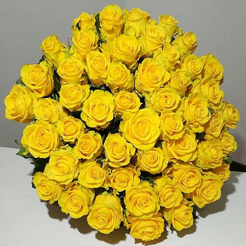 Букет из 51-ой желтой розы