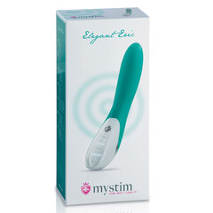 Зеленый вибратор Mystim Elegant Eric - 27 см. - 