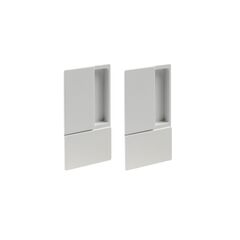 Дверная ручка c замком AGB WAVE Profil Doors белая матовая