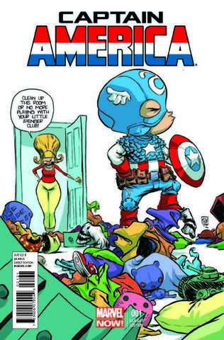 Captain America №1 (Variant Cover by Skottie Young)