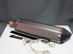 Глушитель Akrapovic серебряный 470мм