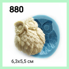 0880 Молд силиконовый. Сова