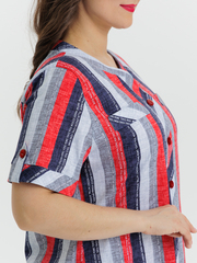 4630 Туника на пуговицах