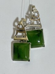 Фелт (серьги из серебра)