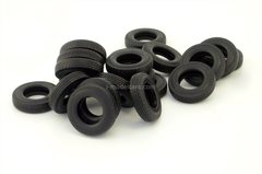 Tires set 20 pieces with wheels KAMAZ-5410 and semi-trailer tread-wave 1:43 Kharkiv Tires