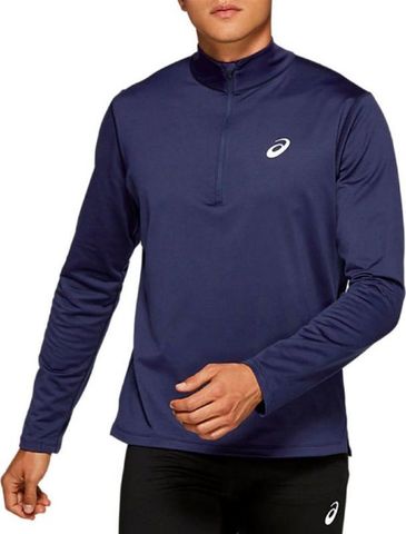 Рубашка Asics Silver LS 1/2 Zip Winter Top Blue мужская