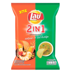 Чипсы Lay's со Вкусом Жареных Креветок в Остром Соусе