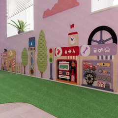 Набор декоративно-развивающих панелей «Миниград»