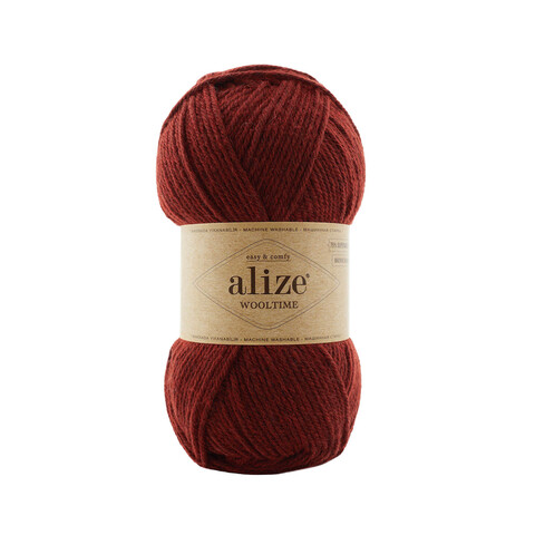 Пряжа Alize Wooltime 588 терракот