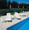 Шезлонг-лежак пластиковый Siesta Garden Havana, белый