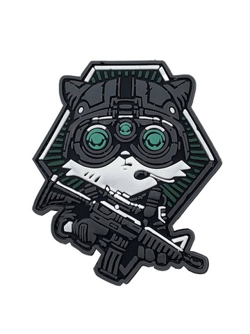 Патч ПВХ Котик спецназ автомат