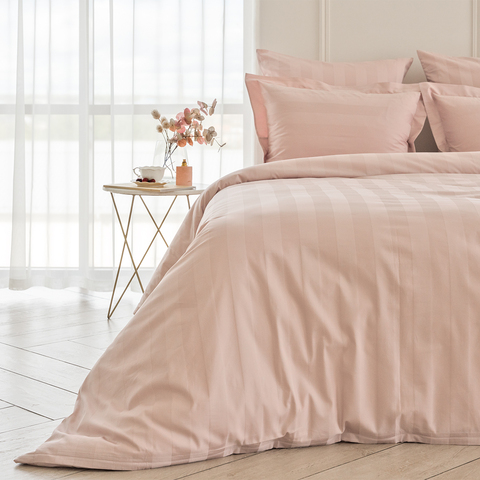 Постельное бельё LaPrima «Urban Classic» (полоса 5х5) мако-сатин (2 сп) - Розовая камея - купить 2