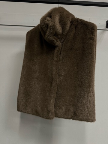 Жилет-манишка норка (капучино)