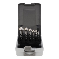 Набор зенковок 90° 6,3-20,5мм 3z HSS-G 6шт H-Tools 741806HT