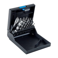 Набор метчиков машинных M3 -M12 HSSE DIN371/376 (B/4-5P, + сверла) 14пр Volkel 47835