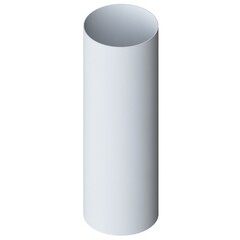 Труба водосточная ПВХ Альта-Профиль Элит Белая 95х4000 мм