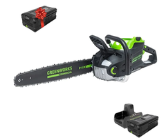 Цепная пила Greenworks GD82CS51 82V (51 см) аккумуляторная, без АКБ и ЗУ
