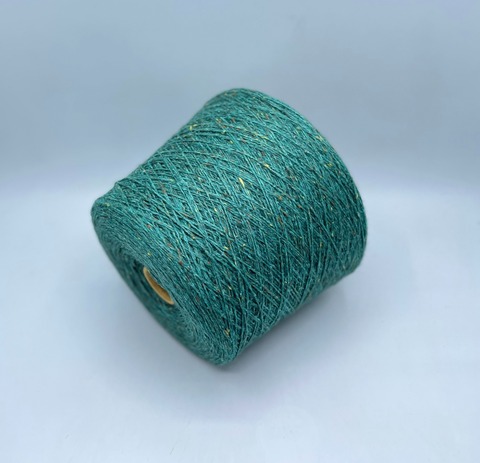 Filcom, Tibet tweed 2/11 550м. 50%Як, 50%Шелк, Малахит,твидовый, 37145