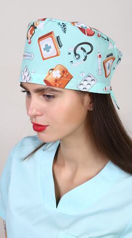 Бандана медицинская принт №1689