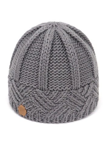Картинка шапка Skully Wear ZZM-426 grey - 6
