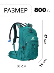 Рюкзак Nevo Rhino 9119 20л. Lake green - 2