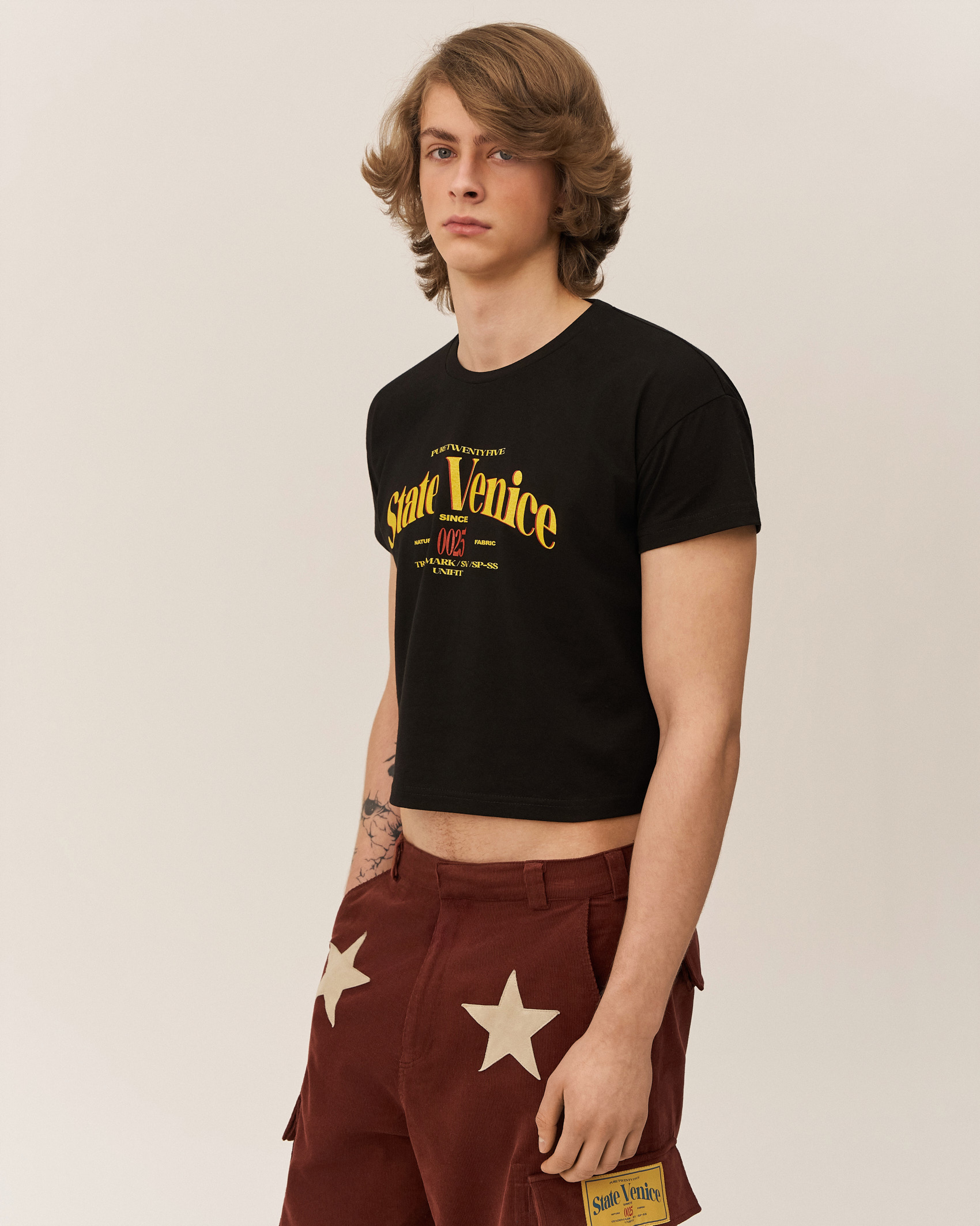 Вельветовые карго брюки