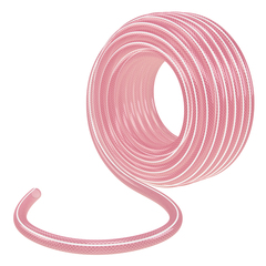 67676 Шланг эластичный 3/4" // 50 м // прозрачный розовый // Palisad