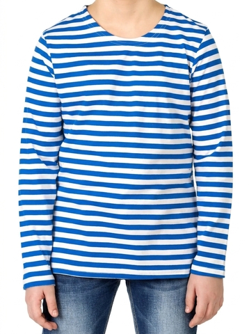 Тельняшка детская х/б голубая