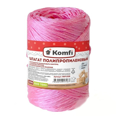 Шпагат полипропиленовый, цилиндр, 1,6ммx100м красный 1000 Текс Komfi/60