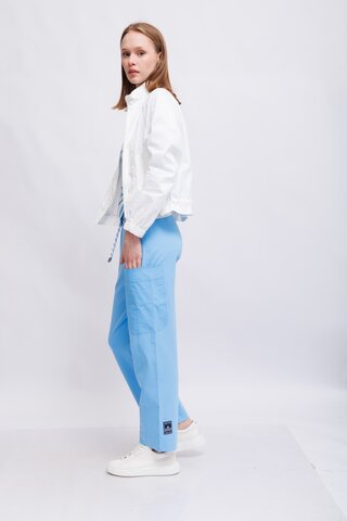 Marc Cain Sports Брюки -джоггеры в стиле карго из хлопка с модалом