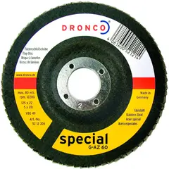 Лепестковый диск G-AZ K80, плоский Dronco 5212107