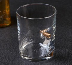 Набор из стакана с пулей + камни для виски 