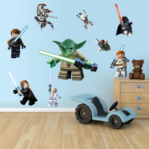 Wall Sticker Wallpaper 3D Art — Minifigure