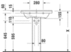 Раковина мебельная Duravit P3 Comforts 2332650000