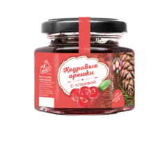 Кедровый орех с ягодами клюквы 140 г Сам бы ел