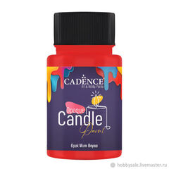 краска для свечей Candle Paint матовая 11 красный 50мл
