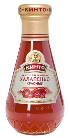Соус Кинто Перечный Халапеньо красный ст/б 195г, шт