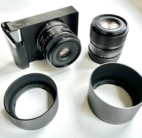 Sigma BF + Sigma 45mm f/2.8 + Sigma 90mm f/2.8 + рукоятка SmallRig