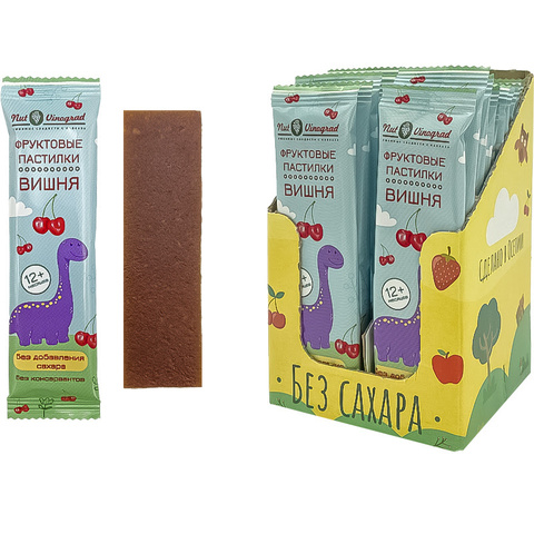 Пастила яблоко- вишня 1кор*18бл*20шт, 15гр