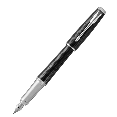 Ручка перьевая Parker Urban Premium F312, Ebony Metal CT, F (1931613)