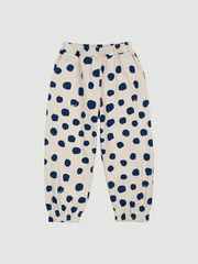 Утеплённые брюки на резинке Mjölk Горошки