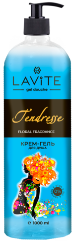 LAVITE Tendresse крем гель для душа 1000 мл