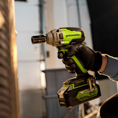 Гайковерт ударный Greenworks GD24IW400 24V (400Нм) аккумуляторный, без АКБ и ЗУ