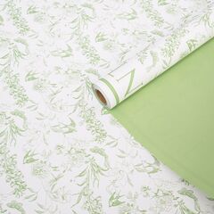Упаковочная пленка/для цветов, Двухсторонняя матовая, Романтическая любовь, светло-зеленая, 65 мкм, 0,57*10 м