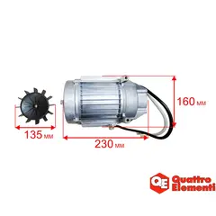 Двигатель эл. переменного тока QUATTRO ELEMENTI Genova 200 Turbo (912-129-051)